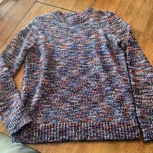 Blue and red Loft sweater. Size medium. No tags but never worn.